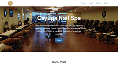 Desktop Screenshot of cayuganailspa.com