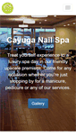 Mobile Screenshot of cayuganailspa.com